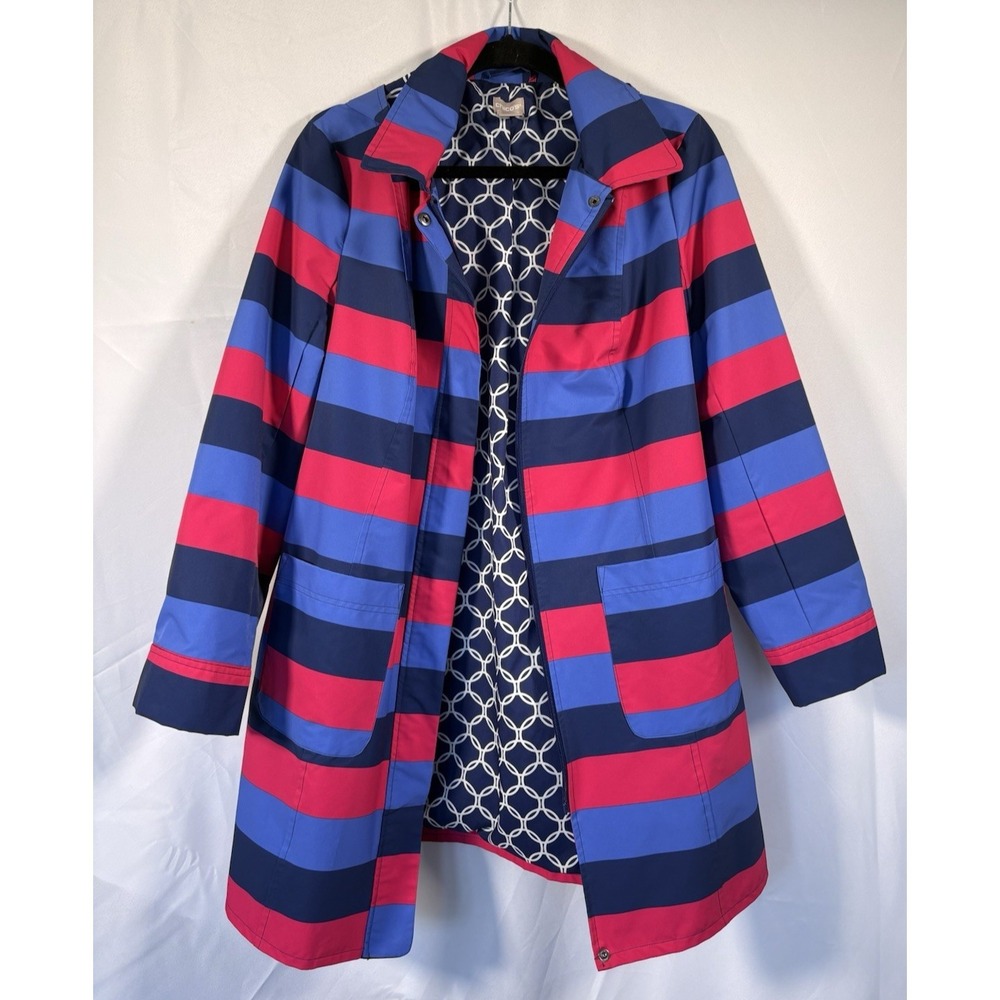 Chicos‎ rain coat windbreaker size 1 full zip